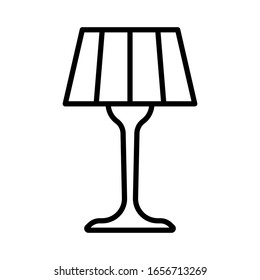 Bed side icon vector sign and symbols and trendy design