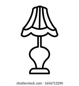 Bed side icon vector sign and symbols and trendy design