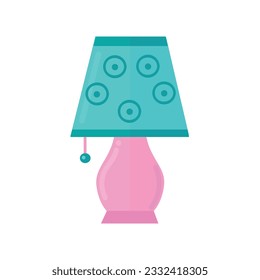 Bed side lamp icon clipart avatar logotype isolated vector illustration