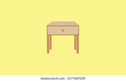
Bed side table illustration for use.