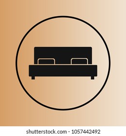 bed sign icon