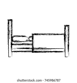 Bed sleep symbol