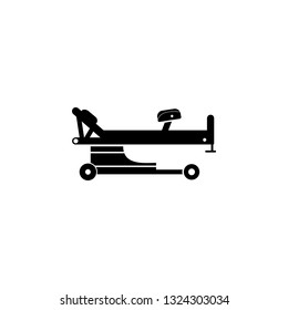 bed, stretcher, hospital bed, illness icon. Element of medical instruments icon. Premium quality graphic design icon. Signs and symbols collection icon