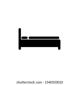 Bed Symbol Icon Vector Illustration