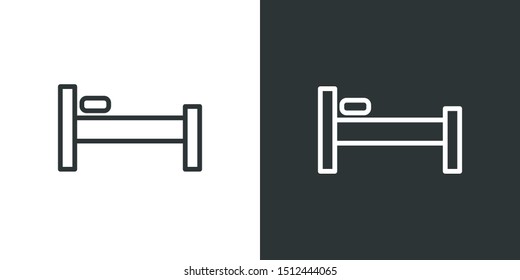 Bed Symbol Sign Icon Vector