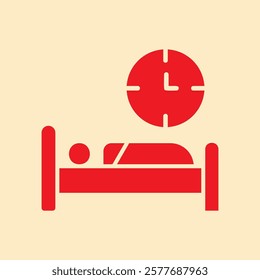 Bed Time trendy magnificent abstract vector illustration colorful useful design.eps