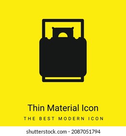 Bed Top View minimal bright yellow material icon