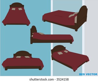 bed vector composition