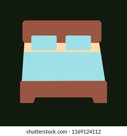 bed vector icon
