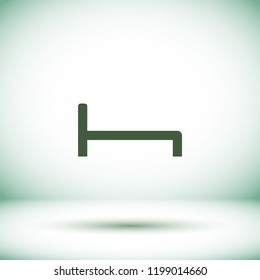 Bed Vector icon