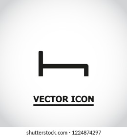 Bed Vector icon