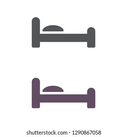 Bed  vector icon 