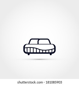 Bed vector icon