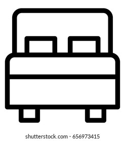 Bed Vector Icon