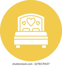Bed vector icon. Can be used for printing, mobile and web applications.