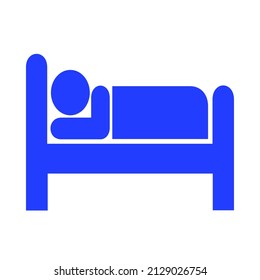 bed vector icon graphic illustration
