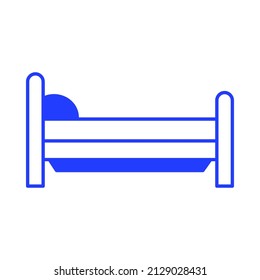 bed vector icon graphic illustration