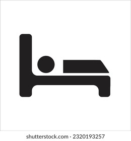 bed vector icon line new
