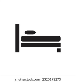 bed vector icon line new