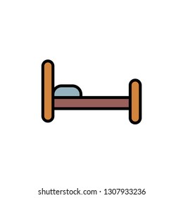 Bed vector icon sign symbol