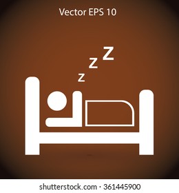 Bed vector illustration