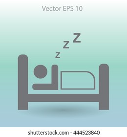 Bed vector illustration