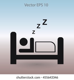 Bed vector illustration