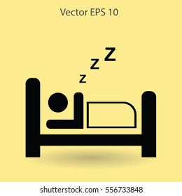 Bed vector illustration
