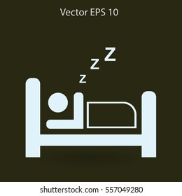 Bed vector illustration