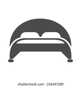Bed vector image to be used in web applications, mobile applications and print media.