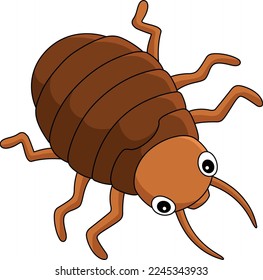 Bedbug Animal Cartoon Colored Clipart 