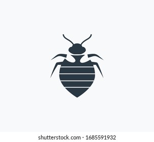 Bedbug icon isolated on clean background. Bedbug icon concept drawing icon in modern style. Vector illustration for your web mobile logo app UI design.