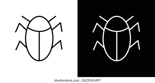 Bedbug icon outline. estilo linear para aplicativos