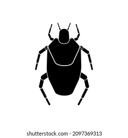 Bedbug Icon, Bedbug Vector Sign Symbol