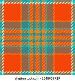 Fundo de textura de verificação de cama, contorno xadrez têxtil sem costura. Padrão de tartan de vetor de tecido gráfico em paleta de cores brilhantes e escuras.