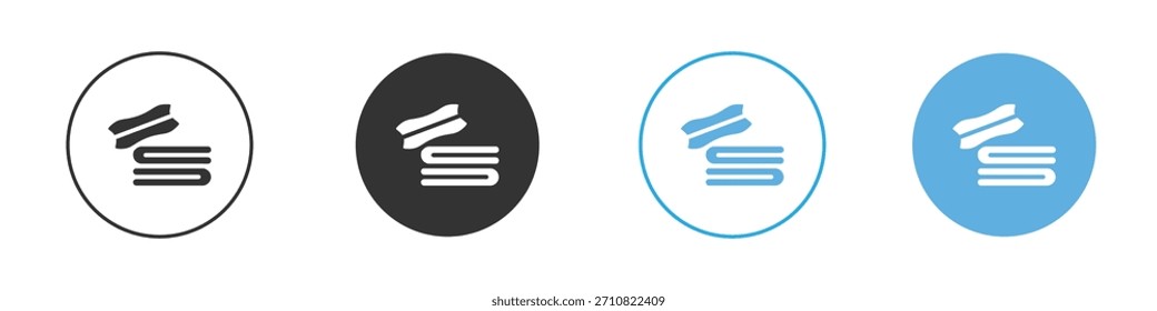 Icono de ropa de cama. Plantilla de diseño de iconos gráficos