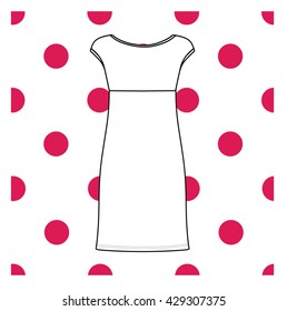 bedgown jersey drawn vector. nightie