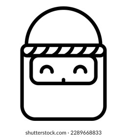 Bedouin icon outline vector. Arab camel. Arabic culture