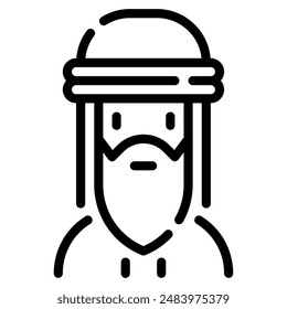 Bedouin icon for web, app, infographic, etc
