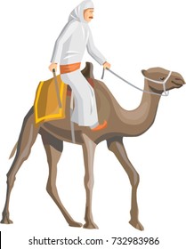 bedouin on a camel