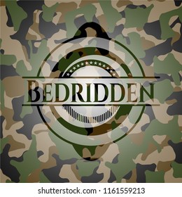 Bedridden on camo texture