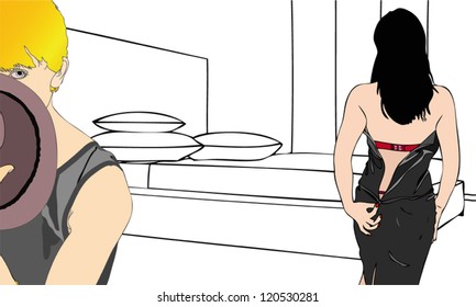 In the bedroom 1