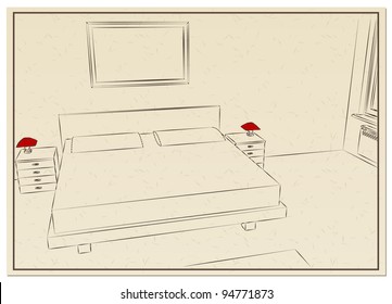 Bed Sheet Drawing Images, Stock Photos & Vectors | Shutterstock