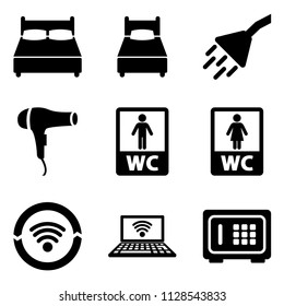 bedroom and bathrrom signs