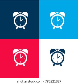 Bedroom Circular Alarm Clock Tool Four Stock Vector (Royalty Free ...