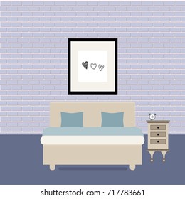 bedroom flat icon