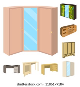 Bedroom furniture cartoon icons in set collection for design. Modern wooden furniture isometric vector symbol stock web illustration. Bedroom furniture cartoon icons in set collection for design. Modern wooden furniture isometric vector symbol stock web illustration.