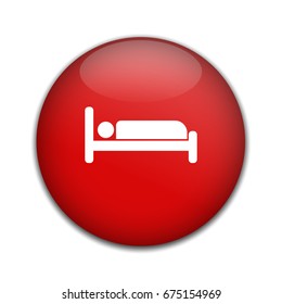 bedroom hotel icon