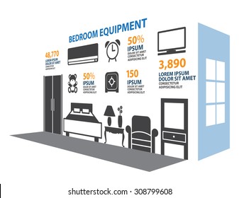  Bedroom Icon Set Infographic 