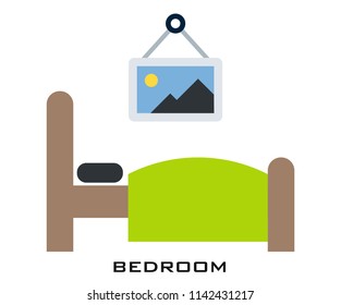 Bedroom icon signs